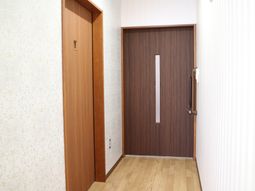 温もりのある廊下の角