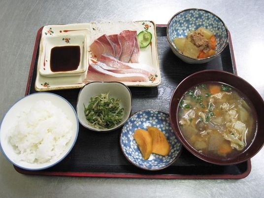 和風の食事セット 