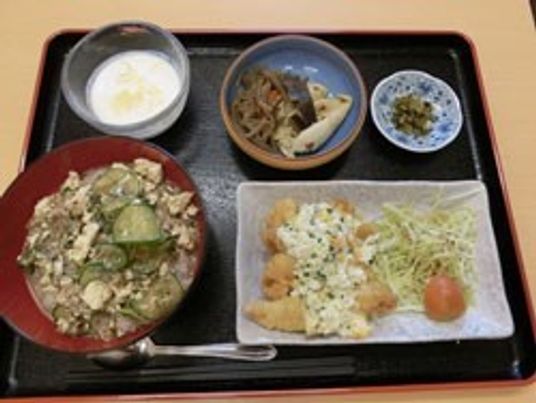  栄養バランスの取れた食事例 