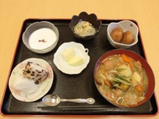 栄養満点の手作り料理 