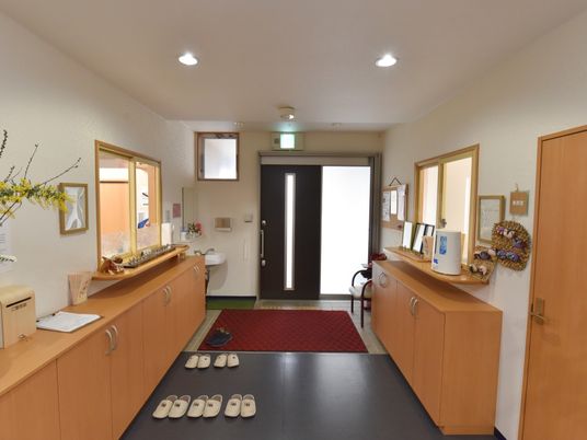 エントランスのカウンター