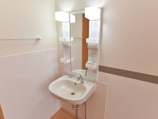 バリアフリーの洗面台