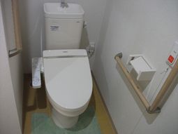 清潔なトイレ設備
