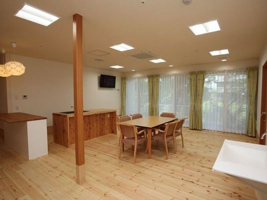 温かみのある共用スペース