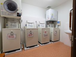 整然としたランドリースペース