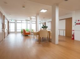 明るい共有スペース