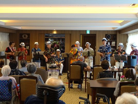 共有スペースでの演奏会