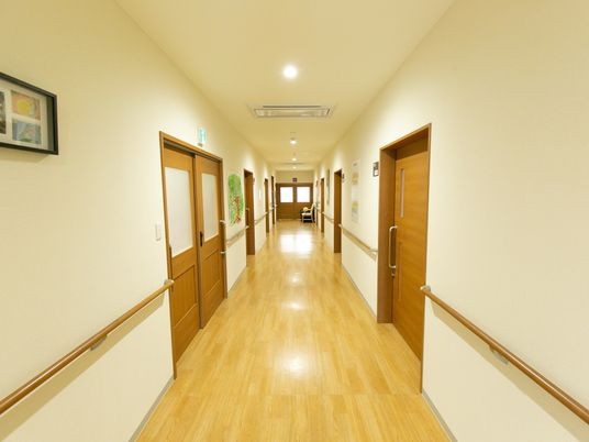 清潔な廊下の様子