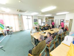 共有スペースでの日常風景