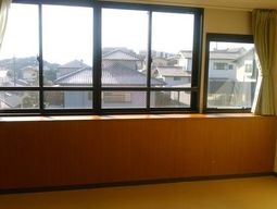 窓から見える景色と居室