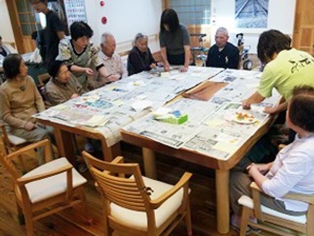 多世代交流のダイニング
