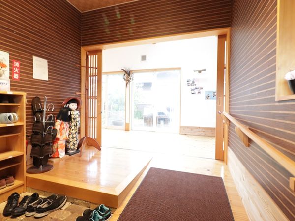 和風の居心地の良いエントランス
