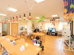 明るい共有スペース