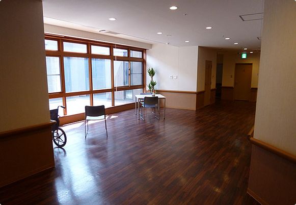 明るい廊下