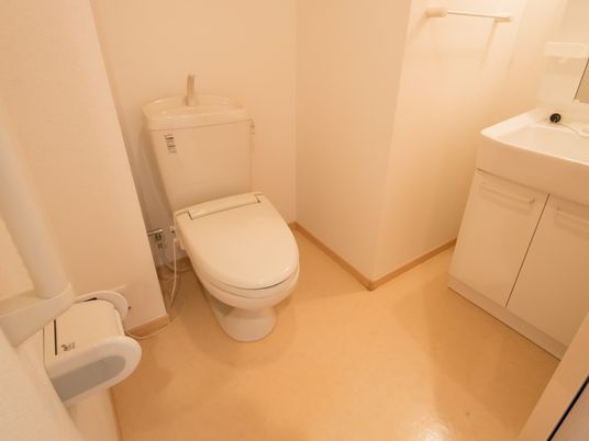 清潔なトイレスペース