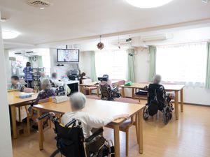 利用者が集う食堂
