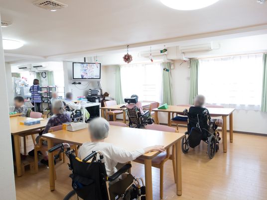 利用者が集う食堂