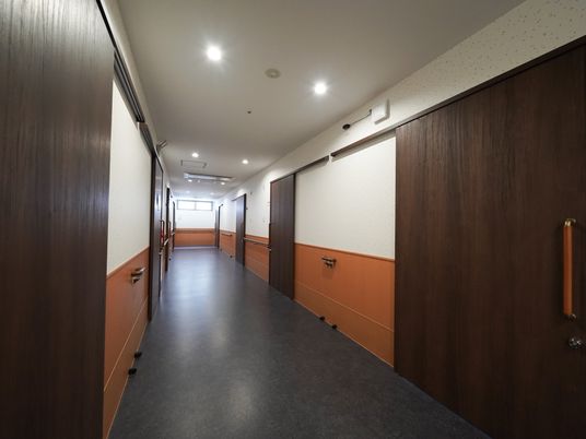 清潔感のある廊下