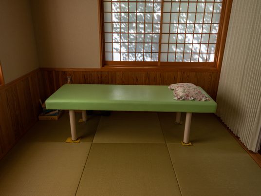 和室の手すり付きベッド