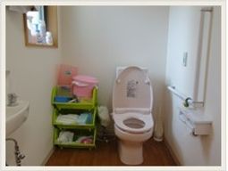 清潔なトイレスペース