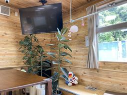 落ち着いた雰囲気の浴室
