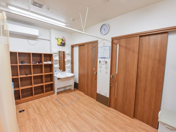 清潔な居室の一角