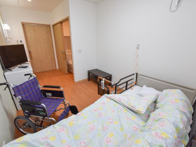 居室と車椅子の配置