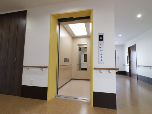 バリアフリーなエレベーター
