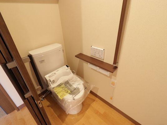 清潔感のあるトイレ空間