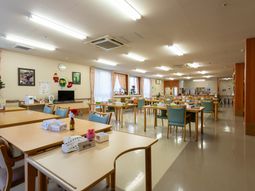 広々とした食堂