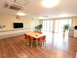 共有スペースの清潔な居室