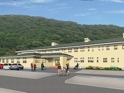 緑豊かな外観の建物