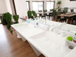 清潔な洗面台エリア