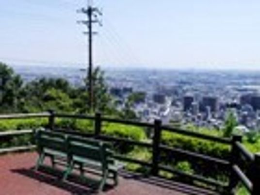 眺望が楽しめる休憩所