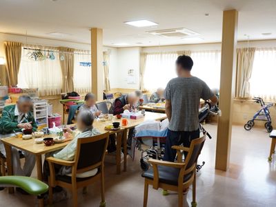 利用者の食事風景