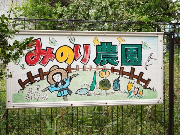 カラフルな看板