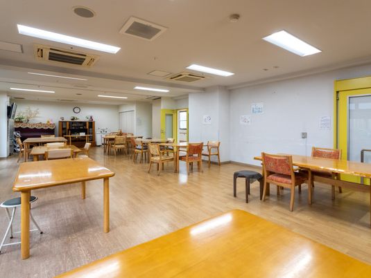 広々とした食堂