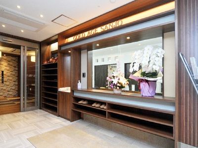 エントランスのカウンター