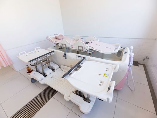 清潔な介護用浴槽