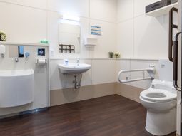 清潔感のあるトイレ空間