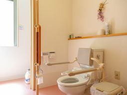 清潔なトイレの一角