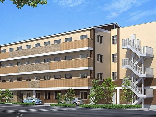 多階建て施設の外観