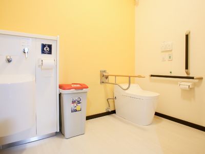 バリアフリー対応のトイレ