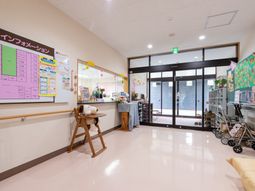 明るいエントランス