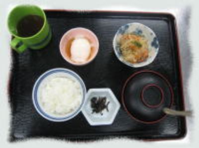 和風の朝食セット