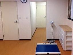 明るい廊下のシーン