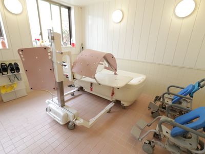 清潔感のある浴室設備