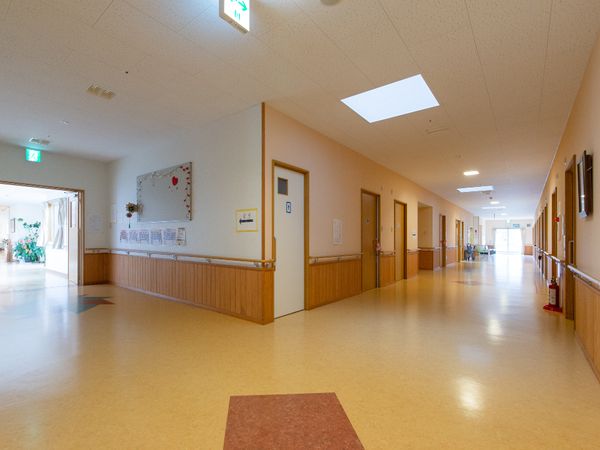 明るい廊下の様子