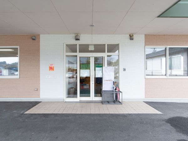 清潔感のある入口エリア