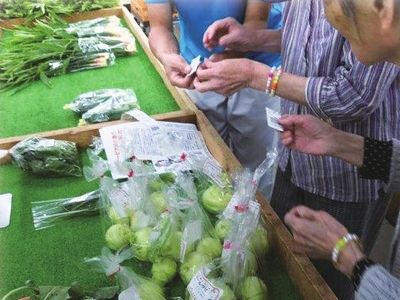 活動する手元